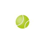 Tennis ball vector image