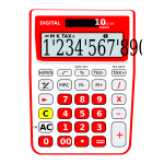 Calculator 10 digits solar