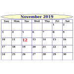 Scripted Month Calendar