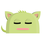 Cat avatar vector graphics