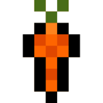 Pixel carrot
