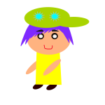Colorful kid sketch