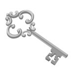 Ornamented key