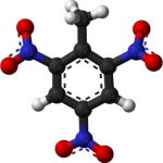 TNT molecule 3d image