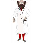 Scientist with hand in pocket