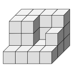 Building dice vector image
