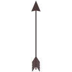 Gray arrow vector image