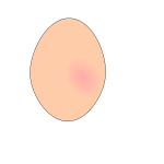 Simple pink egg