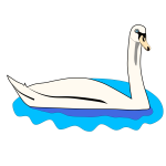 Swan in water-1632224270