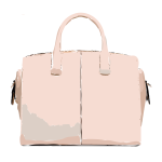 Pink Leather Handbag without logo