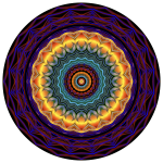 Prismatic Mandala Line Art 7
