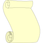 Plain paper scroll