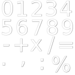 Numbers with arithmetic operations