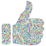 Polyprismatic Tiled Thumbs Up