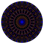 Prismatic Mandala Line Art