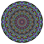 Prismatic Mandala Line Art 3