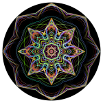 Prismatic Geometric Mandala 2