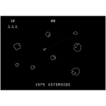 Asteroids video games 1979
