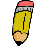 Cartoon pencil