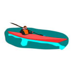 Kayak on the water