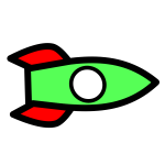 Cartoon spaceship-1574768674