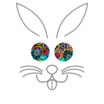 psychedelic bunny (animated)
