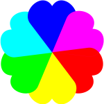  Flowerheart spectrum colors