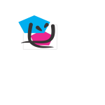 Blue and pink symbol