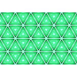 Background pattern and green triangles