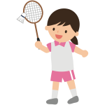 Badminton girl