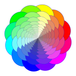 Colorful Shape geometric progression