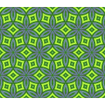 Green and blue geometrical pattern