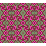Geometrical pink and green pattern