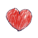 Heart drawing