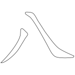 Chinese character for number 8