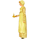 Lady with candle