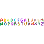 Colourful alphabet