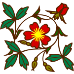 Floral design 99 (colour)