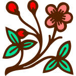 Floral design 100 (colour)
