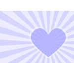 Heart design in violet color