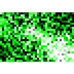 Pixel pattern in black and green