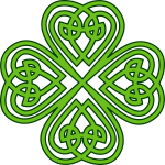 Celtic four leaved clover