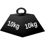 10 kg weight(white character)