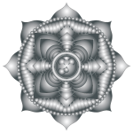 Prismatic Lotus Mandala Line Art 6