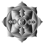 Prismatic Lotus Mandala Line Art 12