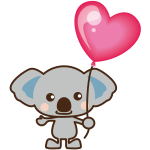 Koala with Balloon