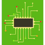 Chip Circuitry - Colour