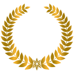 Brass Laurel Wreath