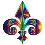 Fleur De Lis 3D Prismatic