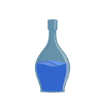 bottle glossy